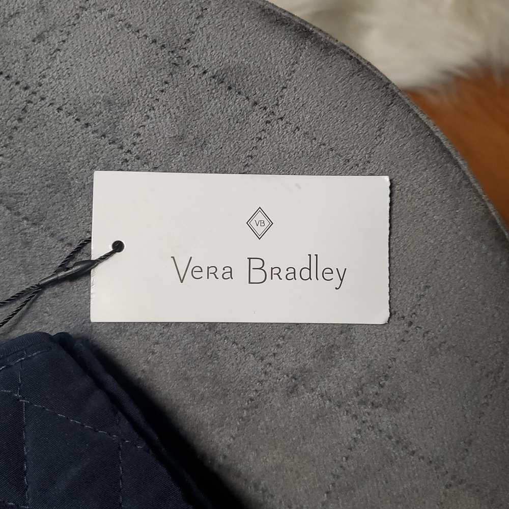 Vera Bradley Quilted Blue Cosmetic Pouch NWT - Picture 3 of 8